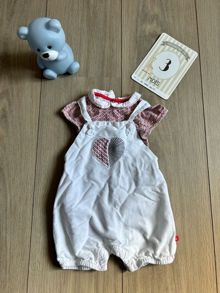 Ensemble salopette courte & body - photo numéro 3