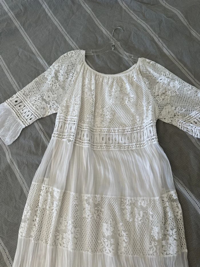 Robe longue dentelle taille unique - photo numéro 2