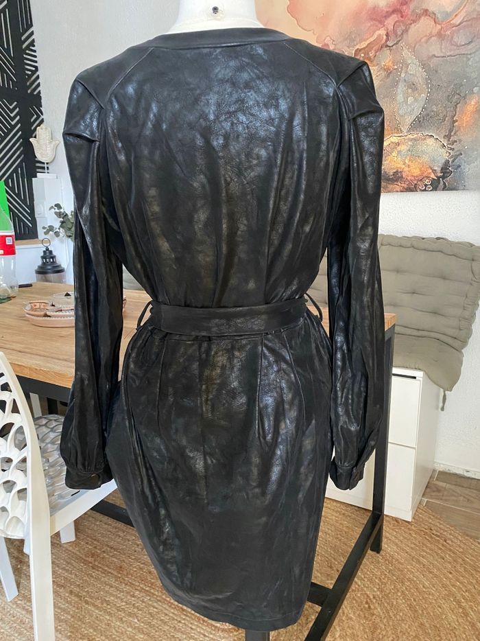 Robe Cuir Synthétique Promod Taille 42 - photo numéro 7