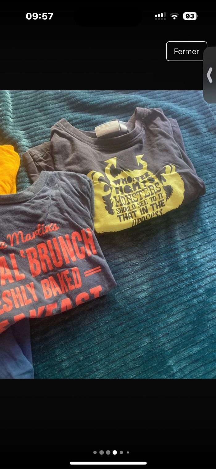 Lot tee shirts manches longues - photo numéro 4