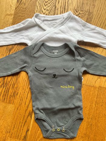 Lot de deux bodies 3mois