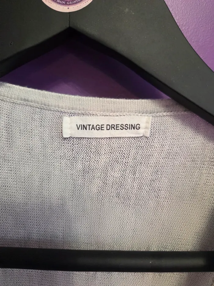 Pull manches courtes Vintage Dressing – T46 - photo numéro 3