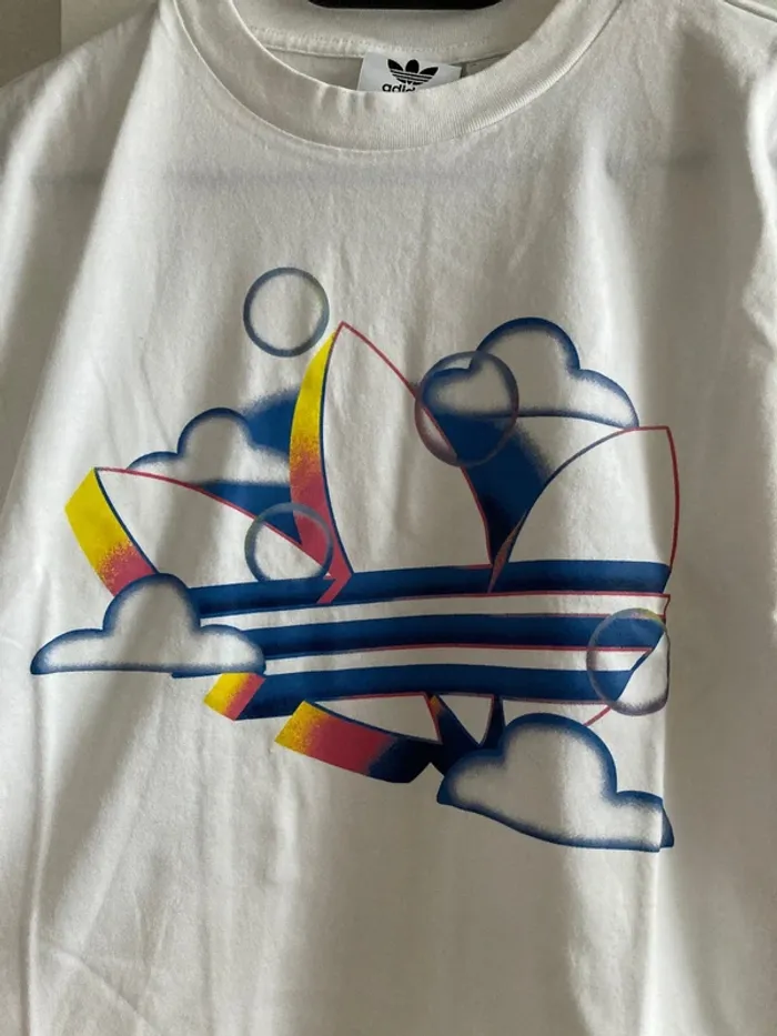 haut blanc adidas - photo numéro 2