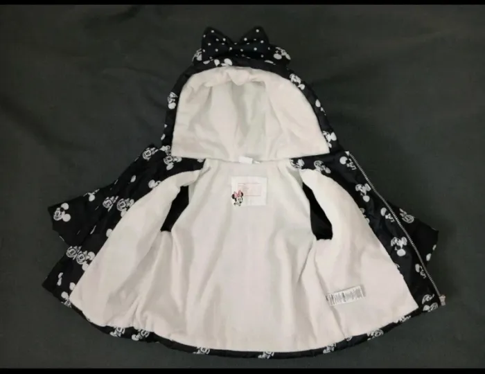 Manteau bébé Minnie taille 9 mois, chaud et mignon - photo numéro 3