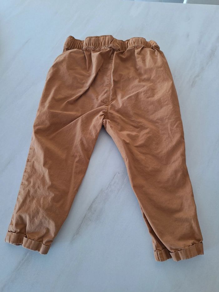 Pantalon camel Kiabi mixte – Bébé 24 mois (86 cm) - photo numéro 4