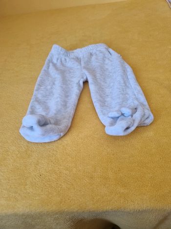 Pantalon epais pied cache