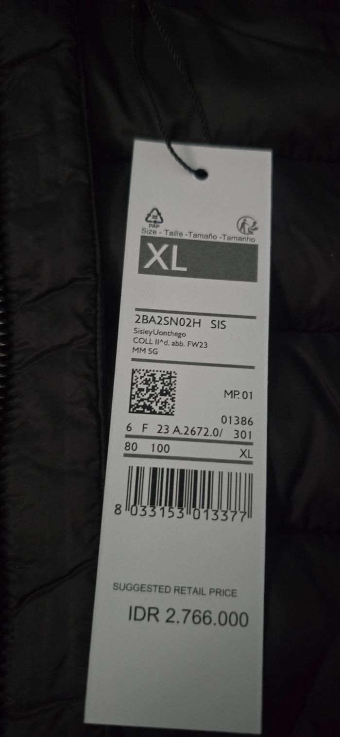 Doudoune sisley - photo numéro 5