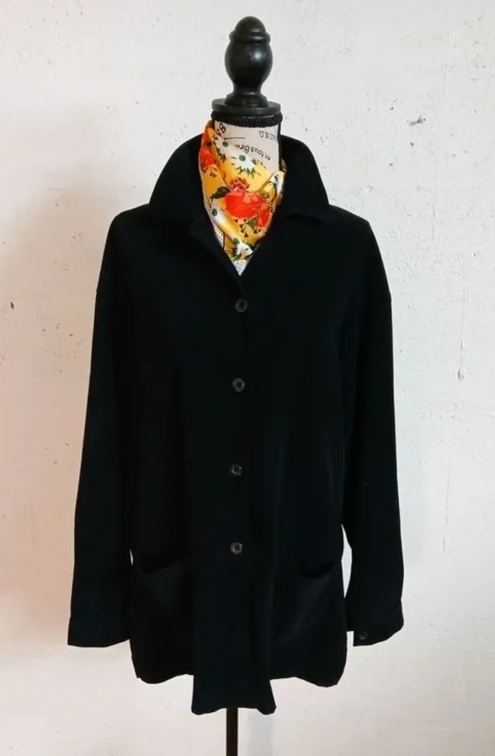 Surchemise noire JP Mode – taille unique– Très bon état 🖤 - photo numéro 2