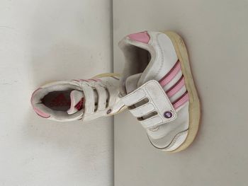 Baskets Bébé Adidas – Blanches et Roses – Pointure 23