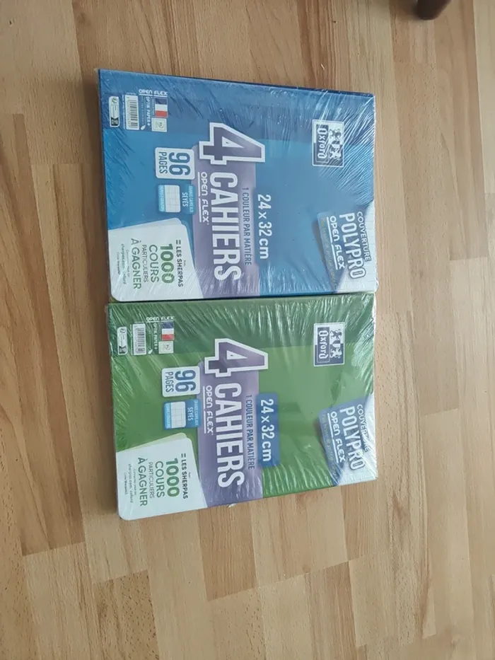 Lot 8 cahiers oxford 24/32