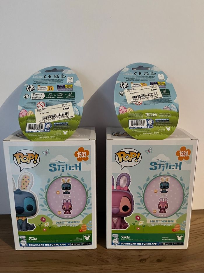 Lot figurines Funko Pop Stitch édition Pâques - photo numéro 3