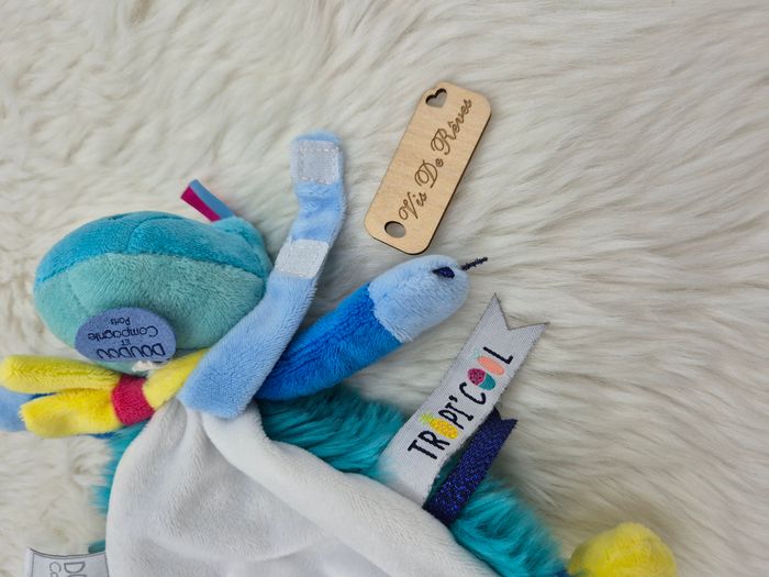 Doudou Crocodile Attache Tétine Topi'Cool Doudou et Compagnie DC3285 - photo numéro 3