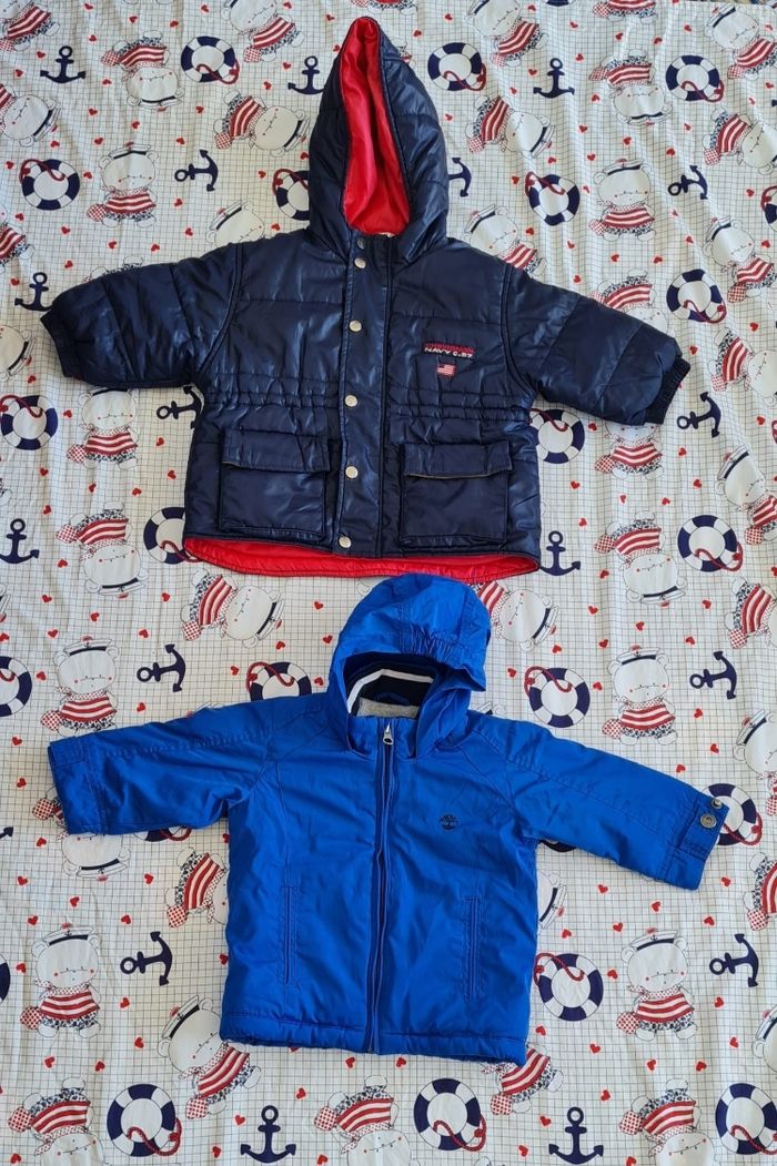 Lot de deux vestes hiver enfants