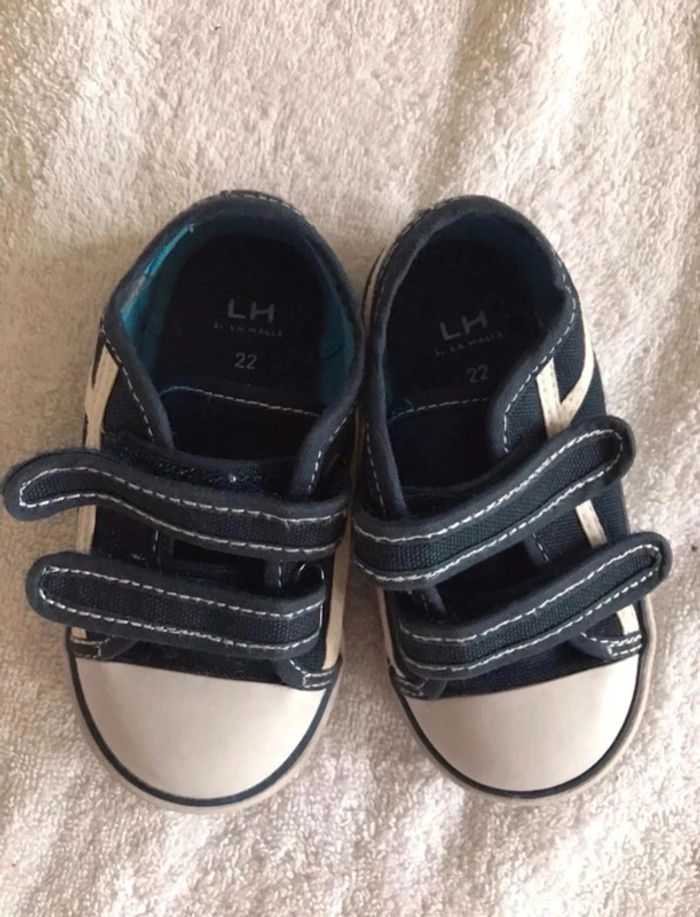 Basket toile à scratch 🌟 Taille 22 🌟 LH by la Halle - photo numéro 2