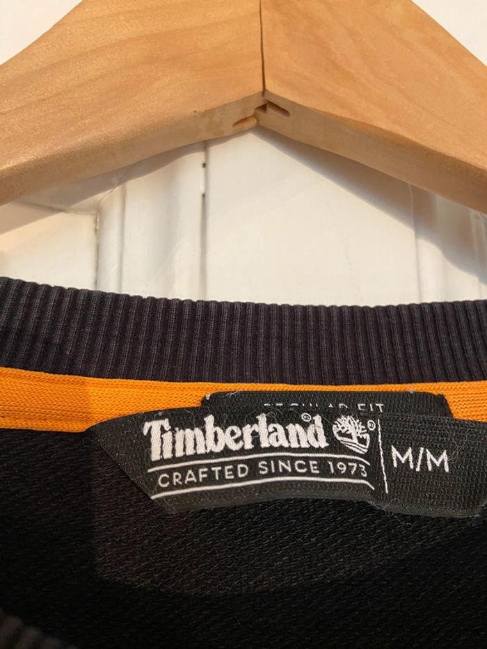 Sweat-shirt Timberland noir poche ventrale taille M - photo numéro 3