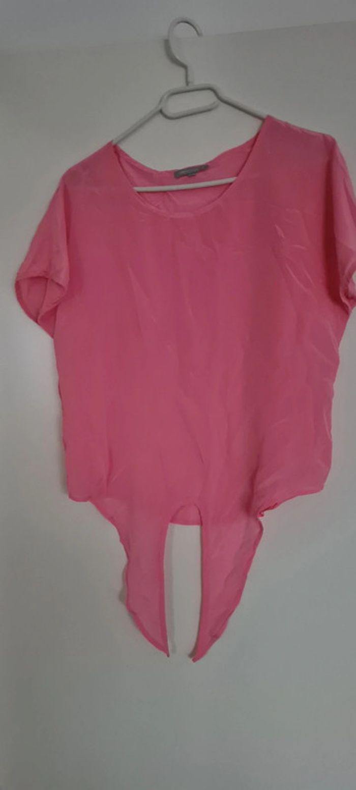 Blouse rose fluo taille 38/40