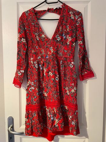 🌸 Robe Courte Fleurie "Opulence" - Taille M