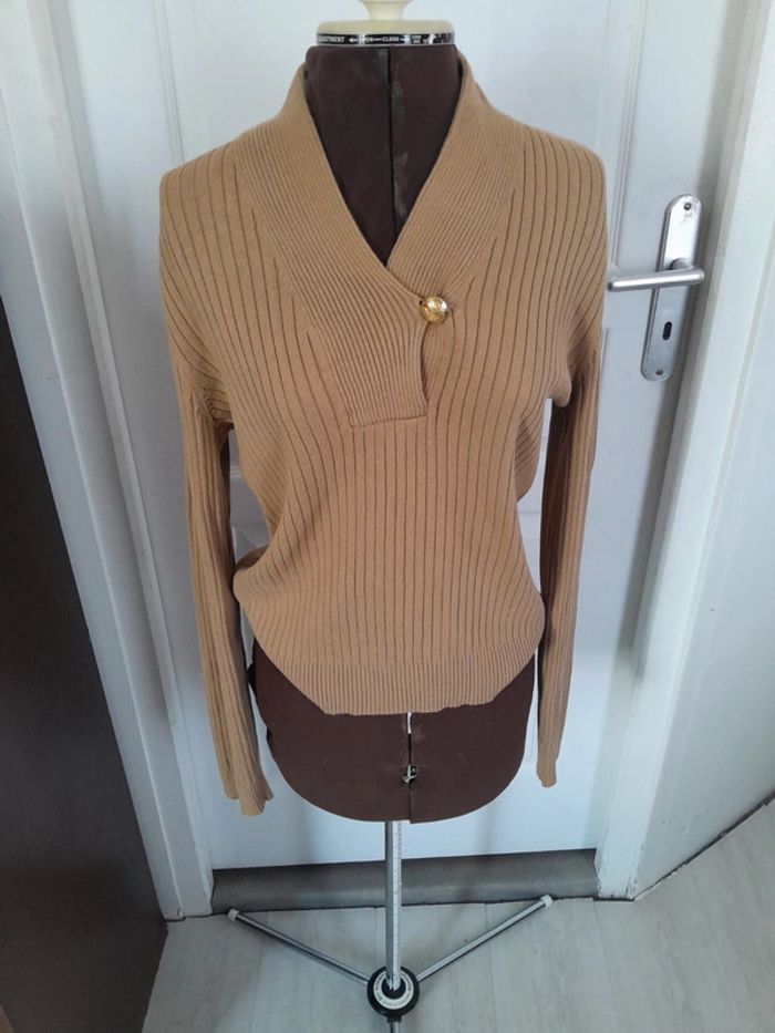 Joli petit pull coton avec bouton RL Lauren Ralph Lauren  taille L