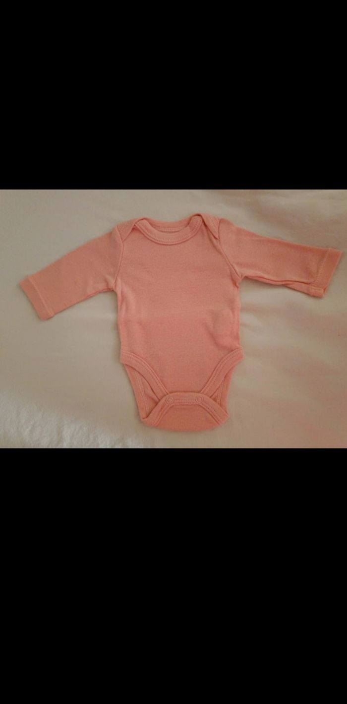 Lot de 5 bodies à manches longues pour bébé fille - photo numéro 2