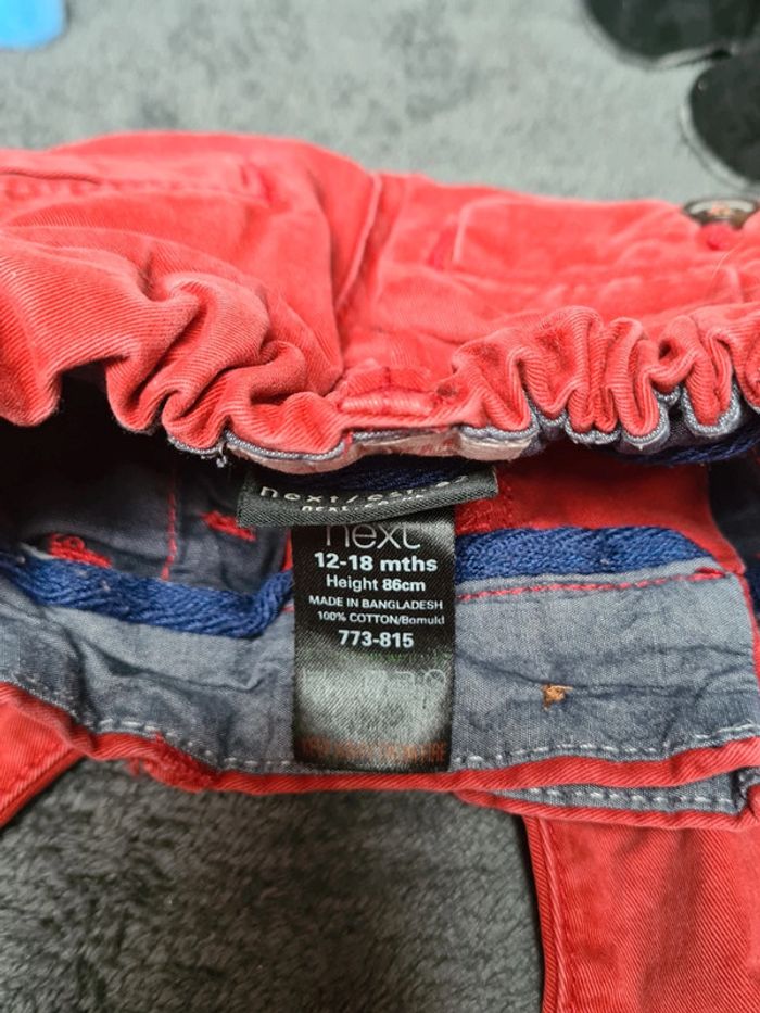 Jeans rouge 12/18 mois - photo numéro 6