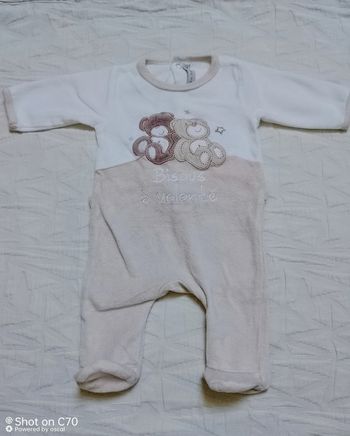 Gemo pyjama velours 1 mois ours