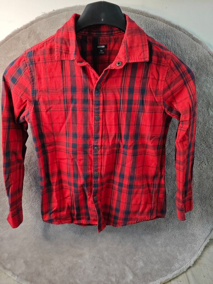 Chemise à carreaux