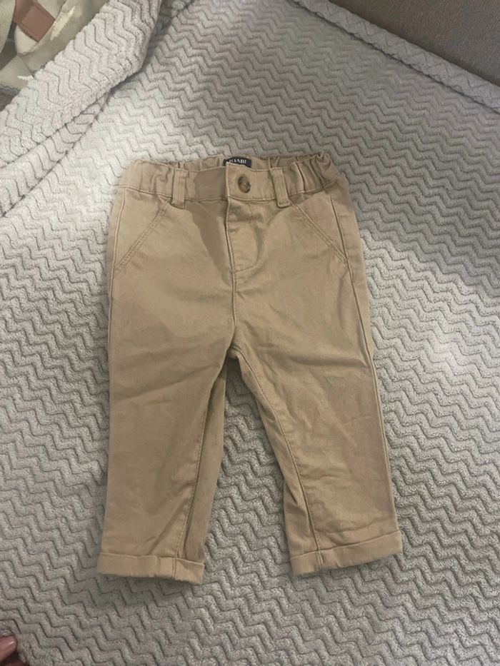 Pantalon chino beige