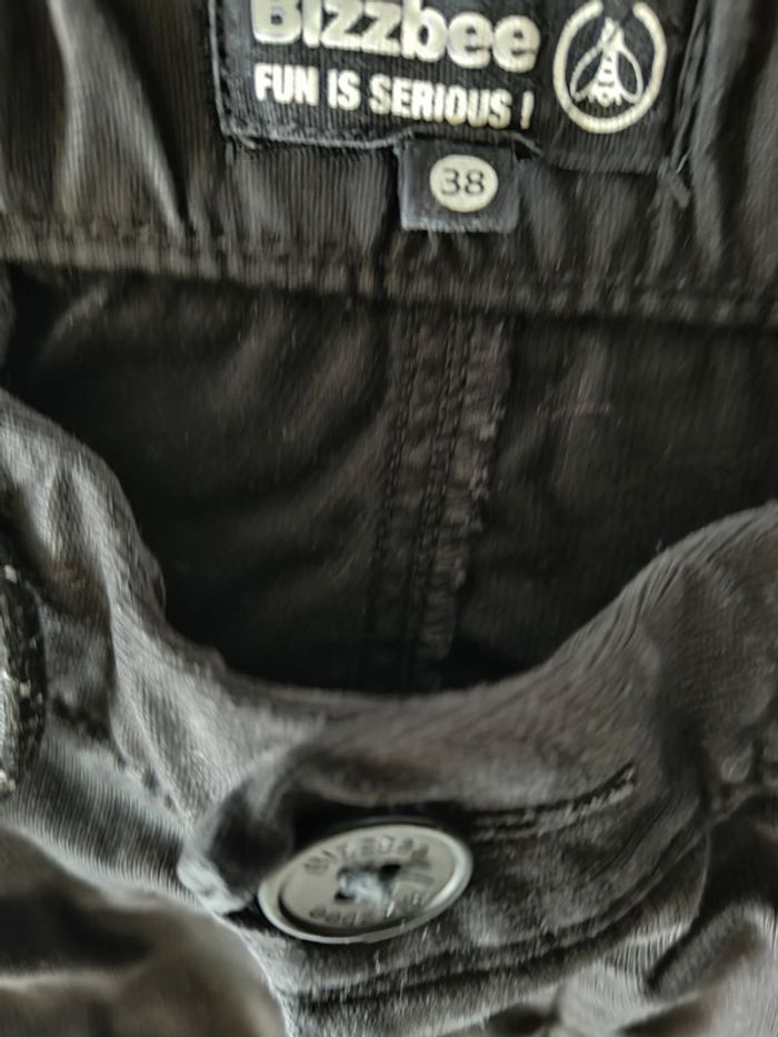 Pantalon cargo noir Bizzbee 38 - photo numéro 4