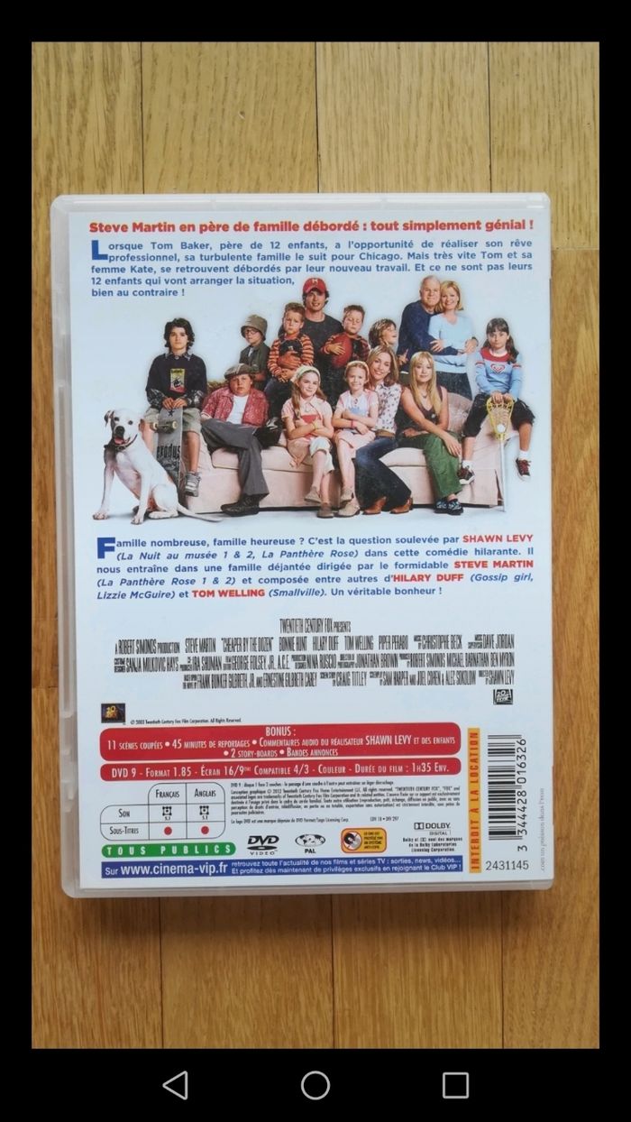 DVD Neuf "Treize à la douzaine" - V92B - photo numéro 2