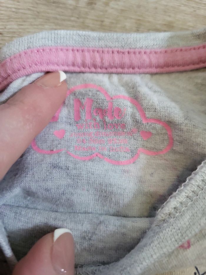 T-shirt ML fille 3 ans Lupilu - photo numéro 2