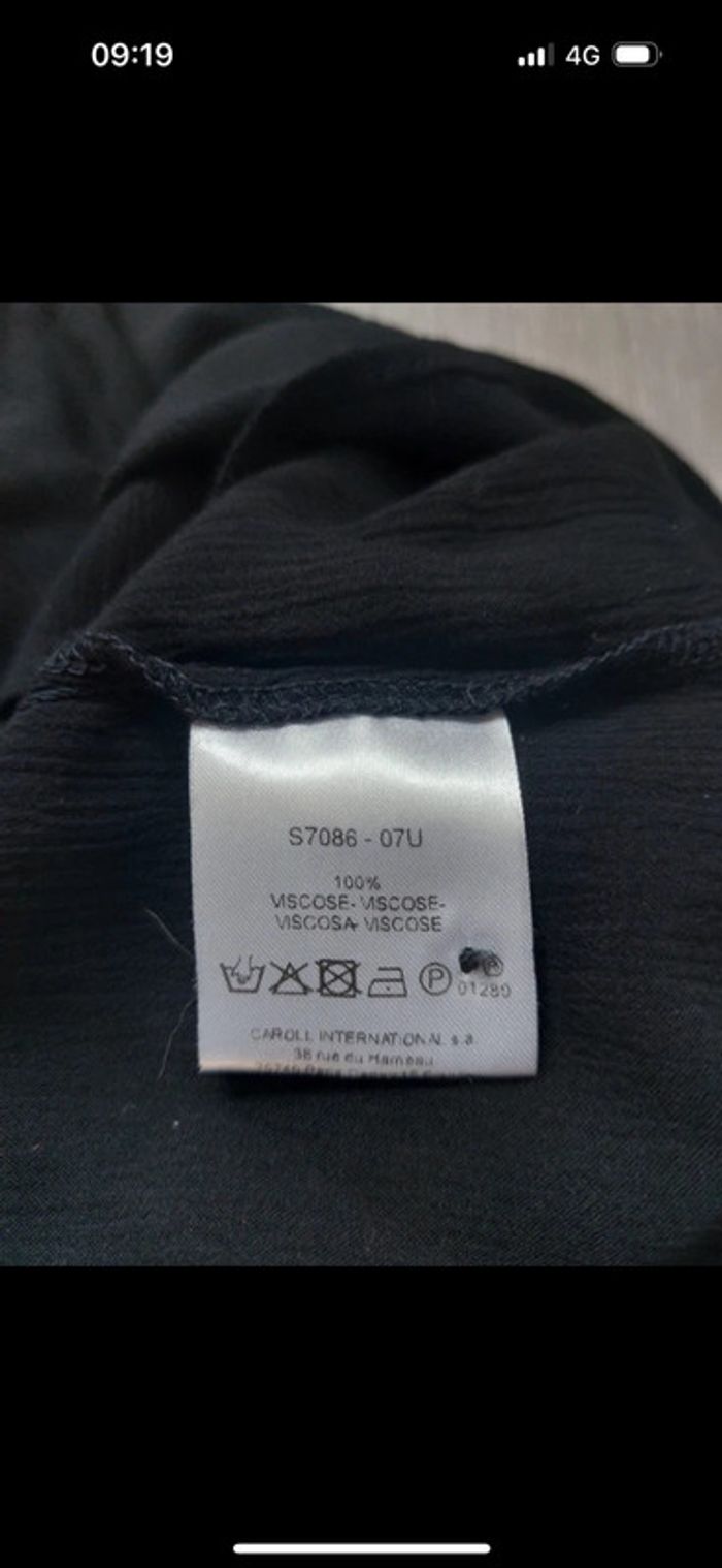 Blouse manches longues Caroll taille 38 - photo numéro 6