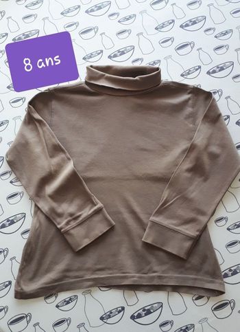 🐦 Joli sous-pull kaki (8 ans) 🐦