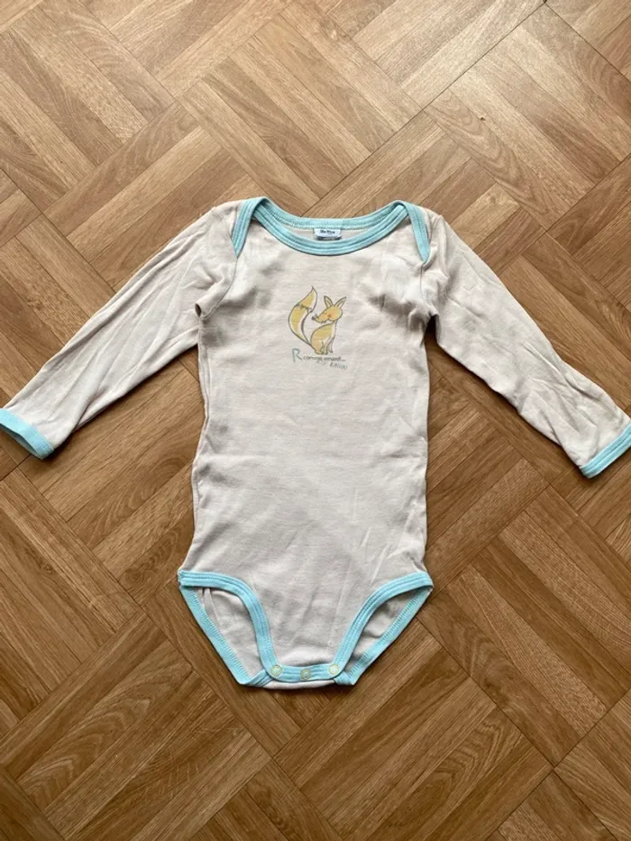 Body à manches longues rose taille 18 mois Petit Bateau