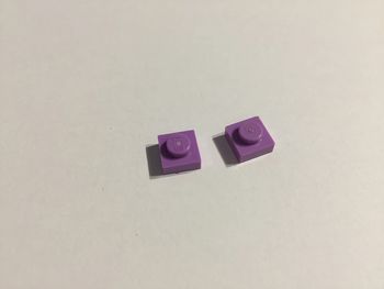 Lot x2 Assiette 1x1 Lavande 3024 pièce détachée Lego #A49