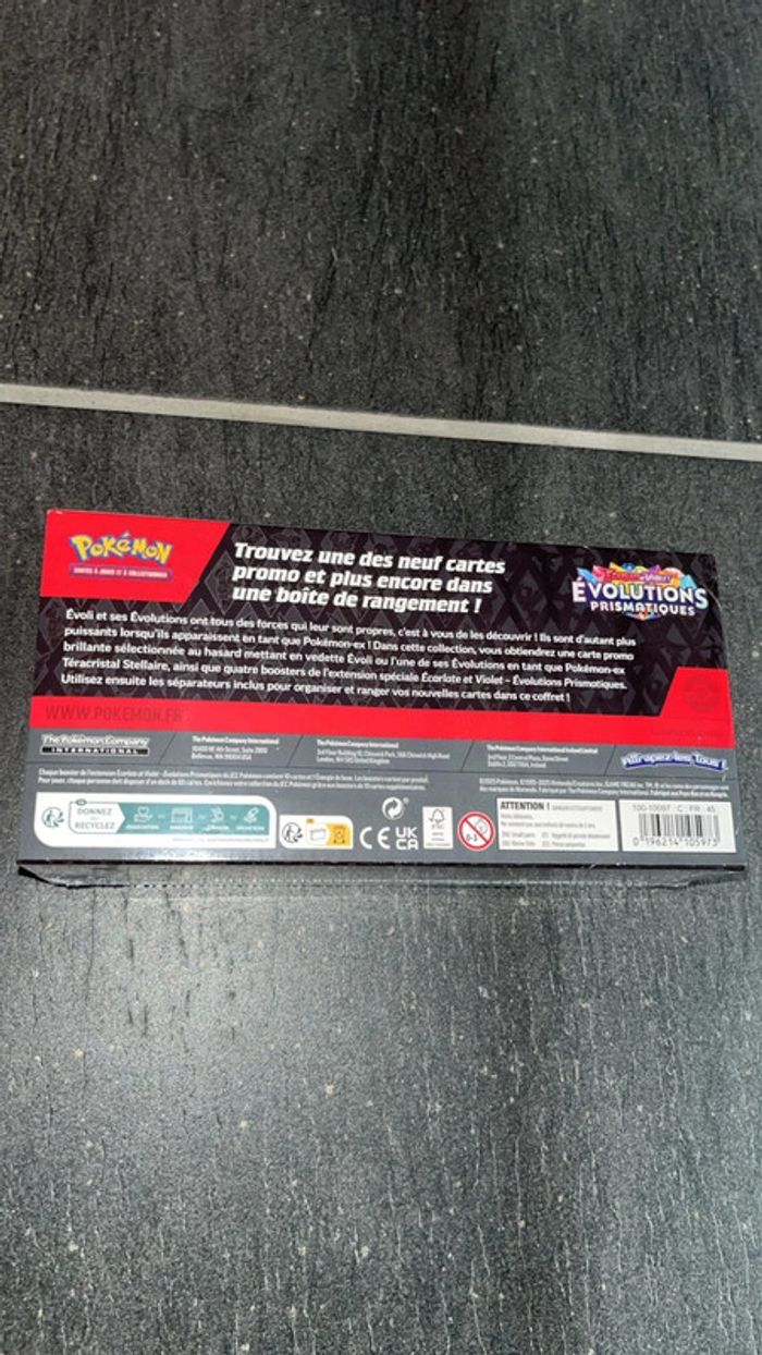 [NEUF] Boîte surprise EV8.5 Pokémon Evolutions prismatiques FR - photo numéro 3
