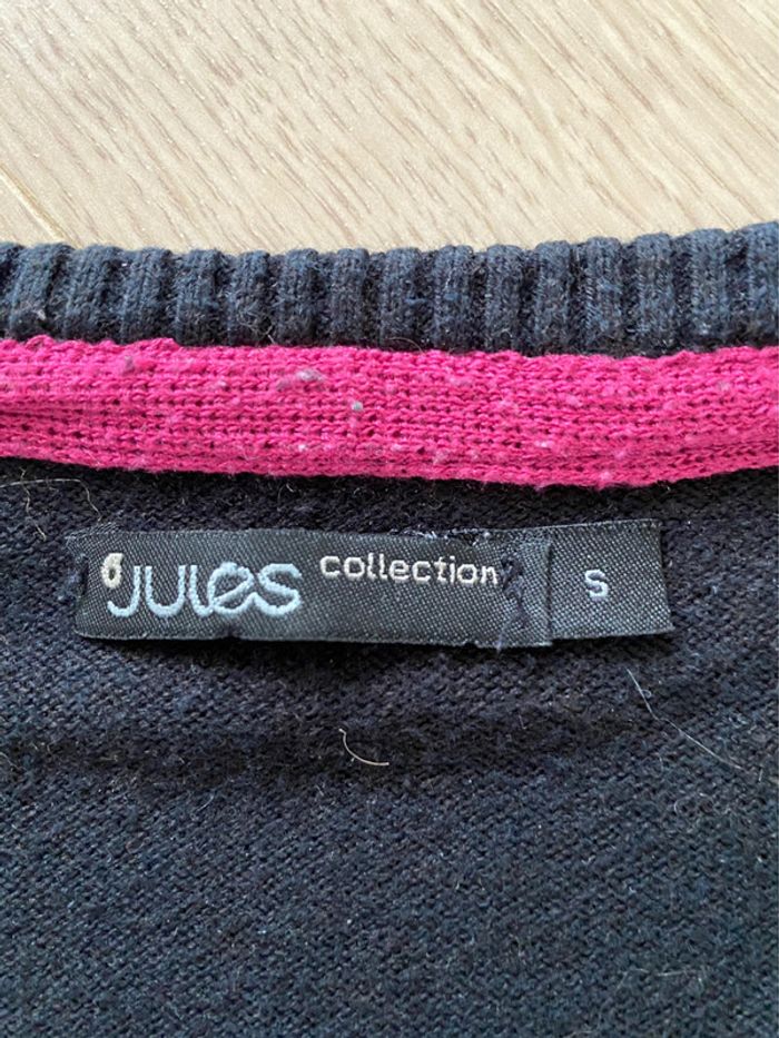 Pull col V noir Jules - photo numéro 3