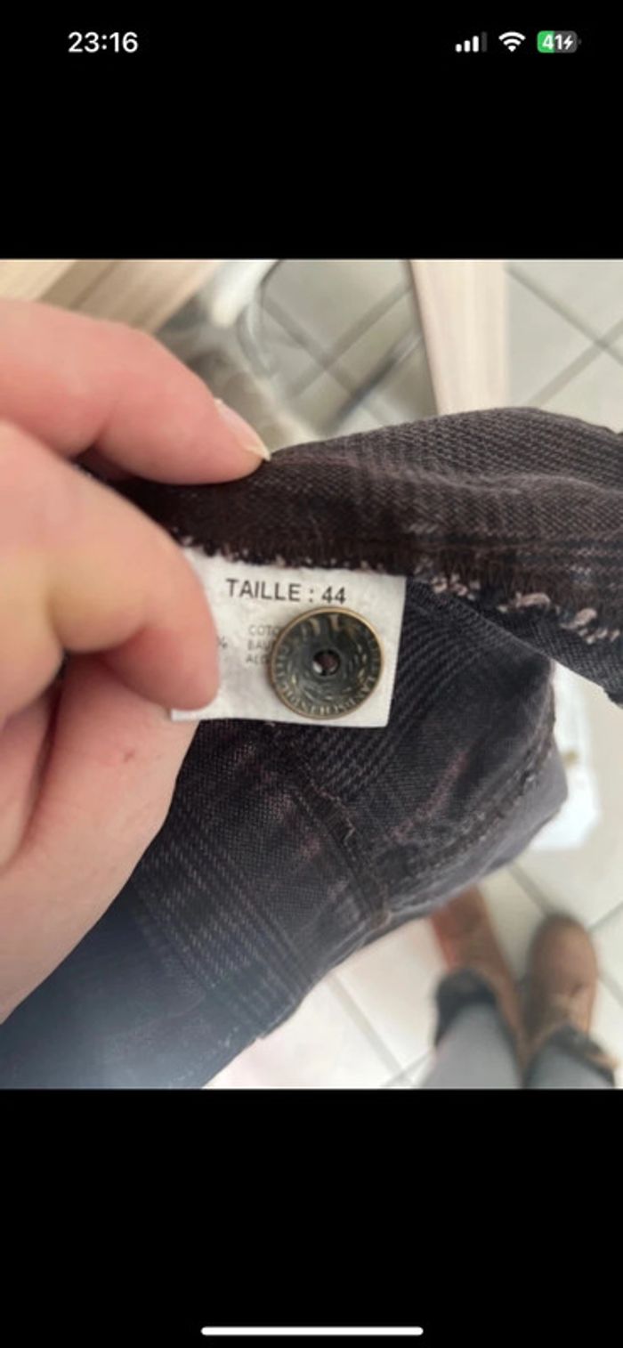 Veste en jean fleur de sel - photo numéro 5