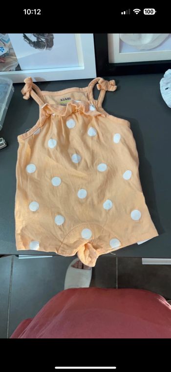 Salopette bébé fille 1 mois