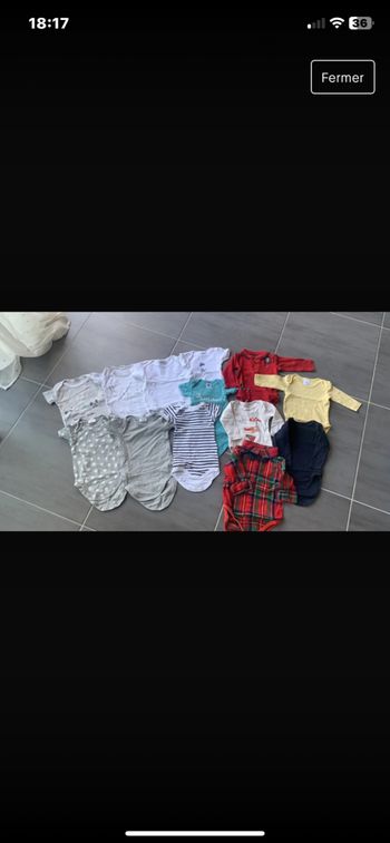 Lot de bodies