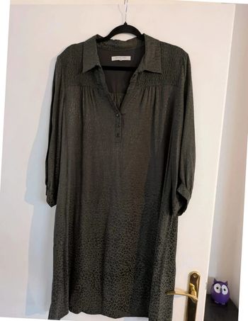 Robe fluide imprimé léopard Gérard Darel