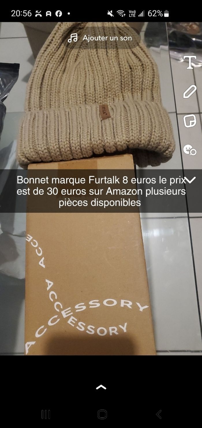 Bonnet femme furtalk