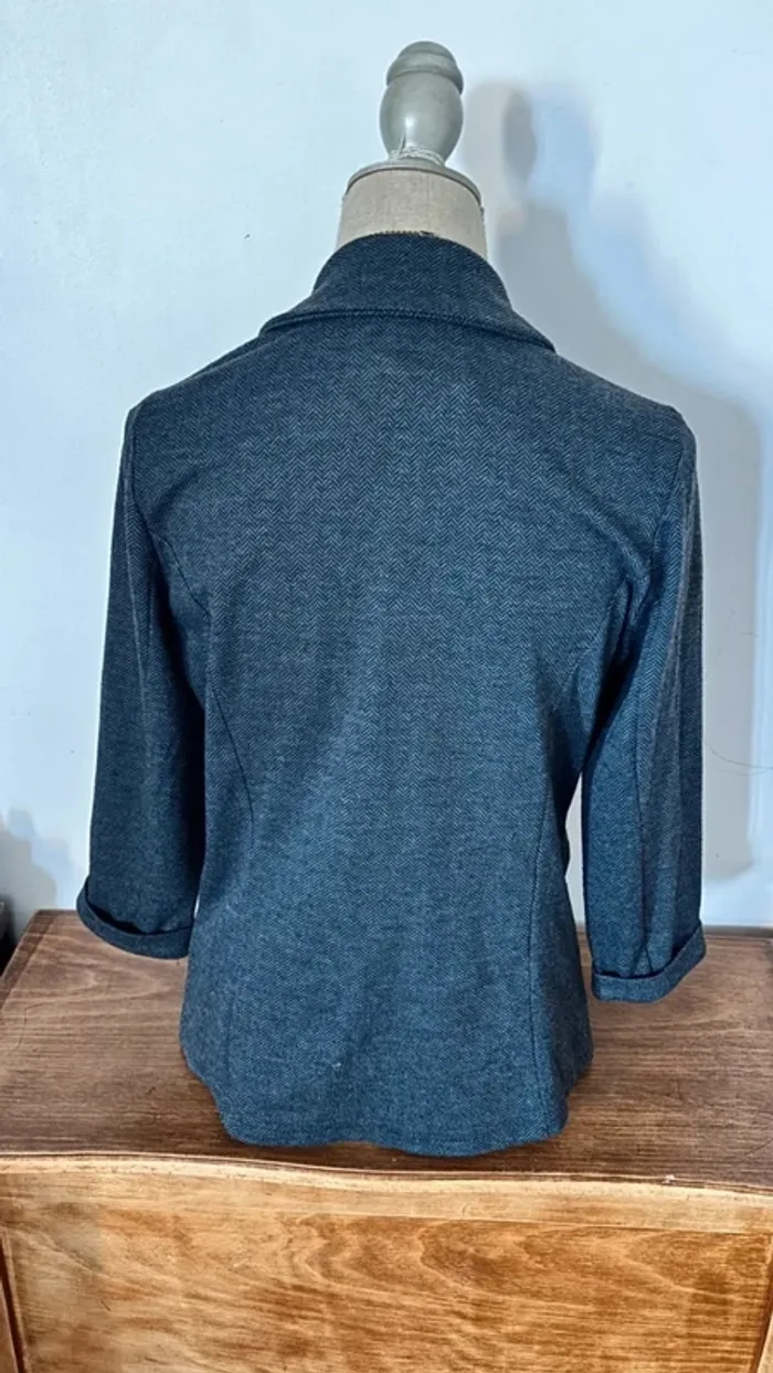 💕 blazer gris manche 3/4 #LH taille 42 - photo numéro 2