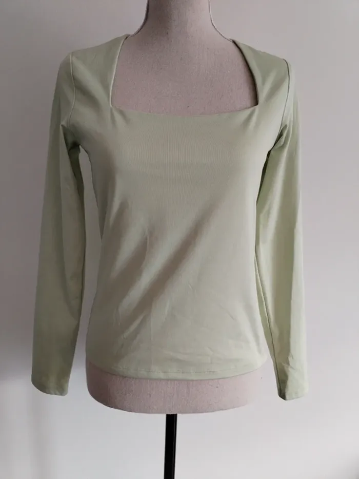 Top H&m vert clair