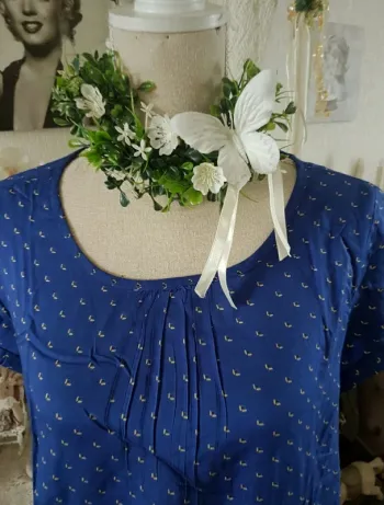 Jolie blouse bleue Lola & Liza Taille L Neuve