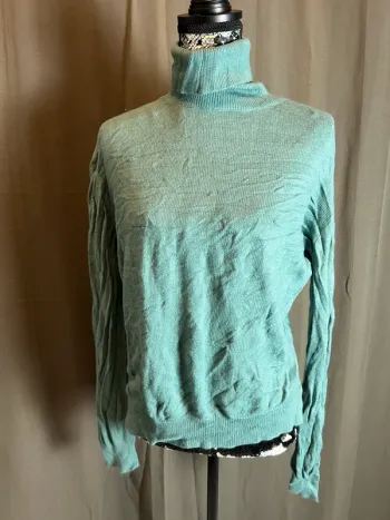 Pull col roulé