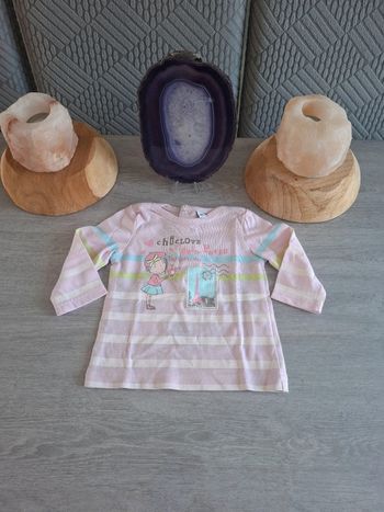 t-shirt manche longue 3 mois