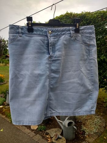 Jupe Grain de malice bleu ciel taille 42