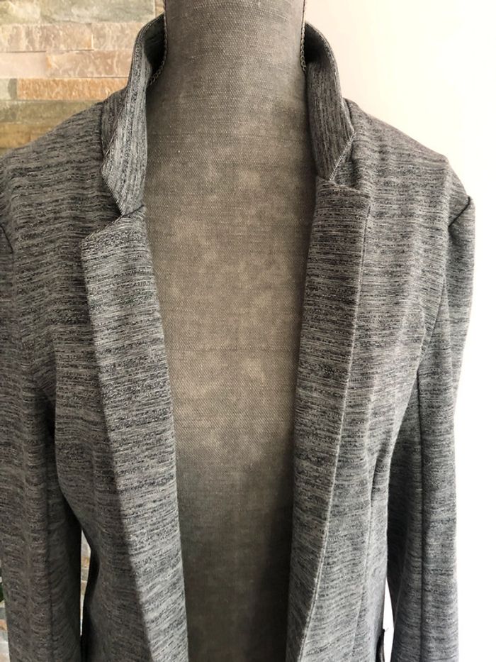 Veste blazer grise Kiabi 36/38 - photo numéro 2