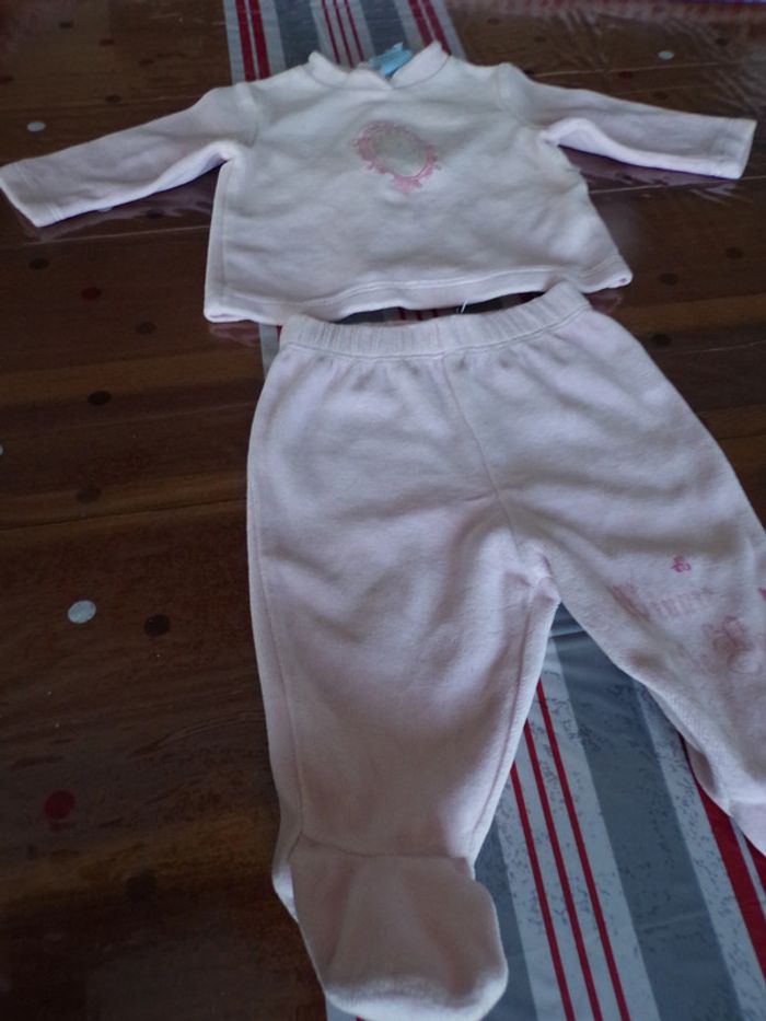 Pyjama 2 pieces en velours Disney