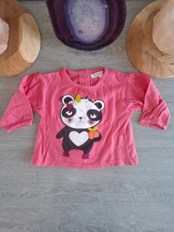 t-shirt manche longue 3 mois - photo numéro 2